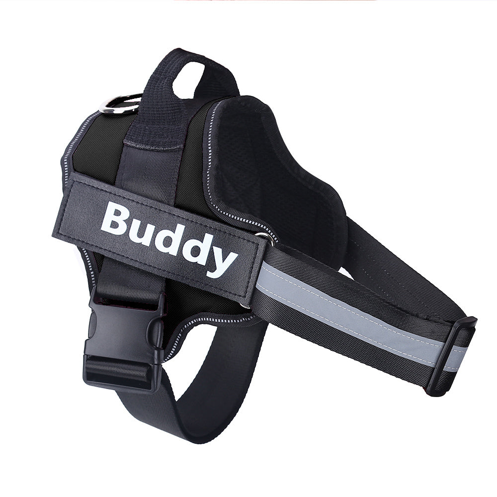 No-Pull Reflective Dog Harness – Adjustable & Personalized