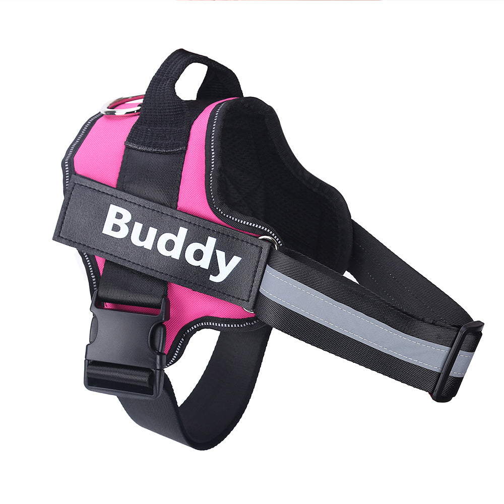No-Pull Reflective Dog Harness – Adjustable & Personalized