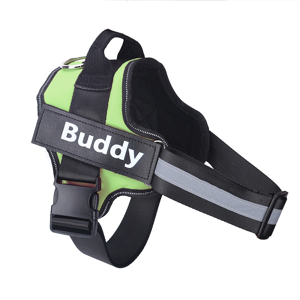 No-Pull Reflective Dog Harness – Adjustable & Personalized