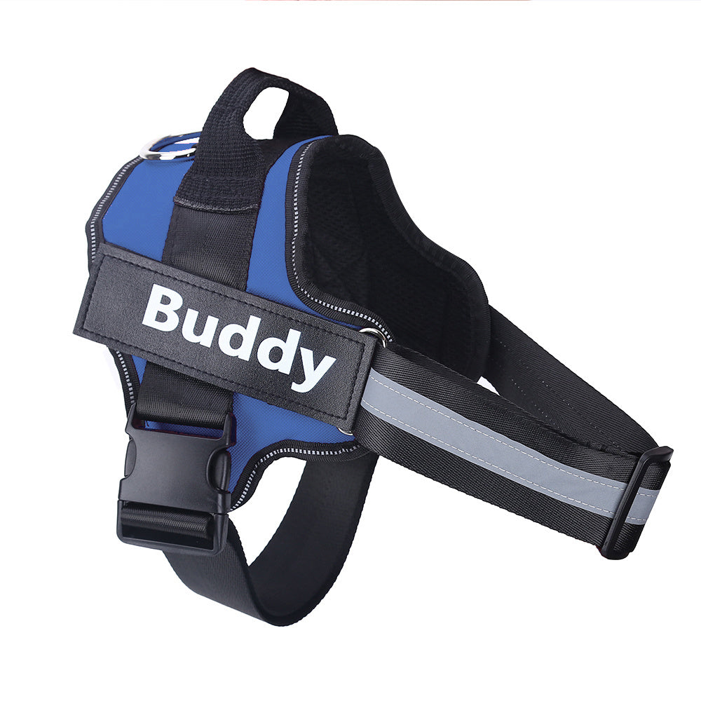 No-Pull Reflective Dog Harness – Adjustable & Personalized