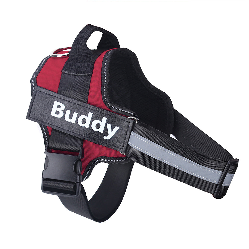No-Pull Reflective Dog Harness – Adjustable & Personalized
