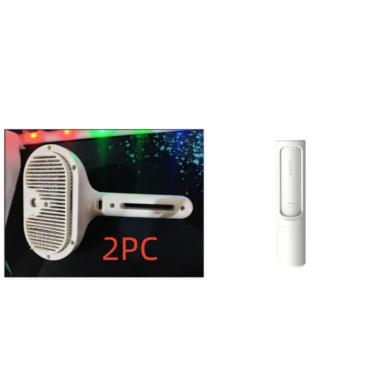 Self-Cleaning Pet Comb with Mist – Hair Remover & Grooming Brush